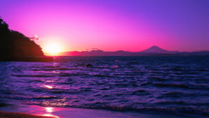 Top purple sunset background 4k Download