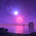 Download purple sunset background HD