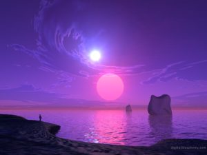 Download purple sunset background HD