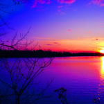 Download purple sunset background HD