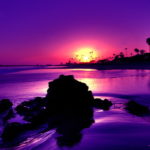 Top purple sunset background HD Download