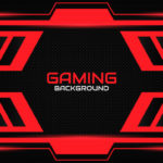 Download red gaming background HD