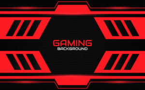 Download red gaming background HD