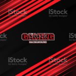 Download red gaming background HD