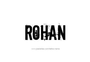 Top rohan name wallpaper HD Download