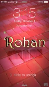 Top rohan name wallpaper free Download