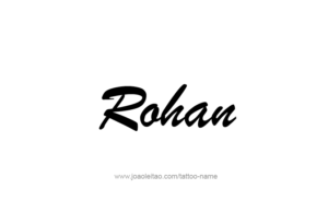 Download rohan name wallpaper HD