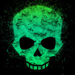 Top skull green wallpaper Download