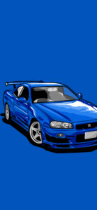 Top skyline r34 wallpaper iphone free Download