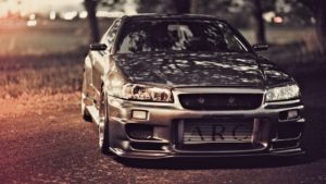 Download skyline r34 wallpaper iphone HD