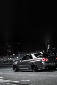 Download skyline r34 wallpaper iphone HD