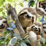 Download sloth background HD