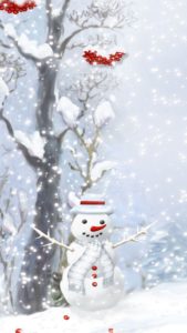 Download snowman wallpaper iphone HD