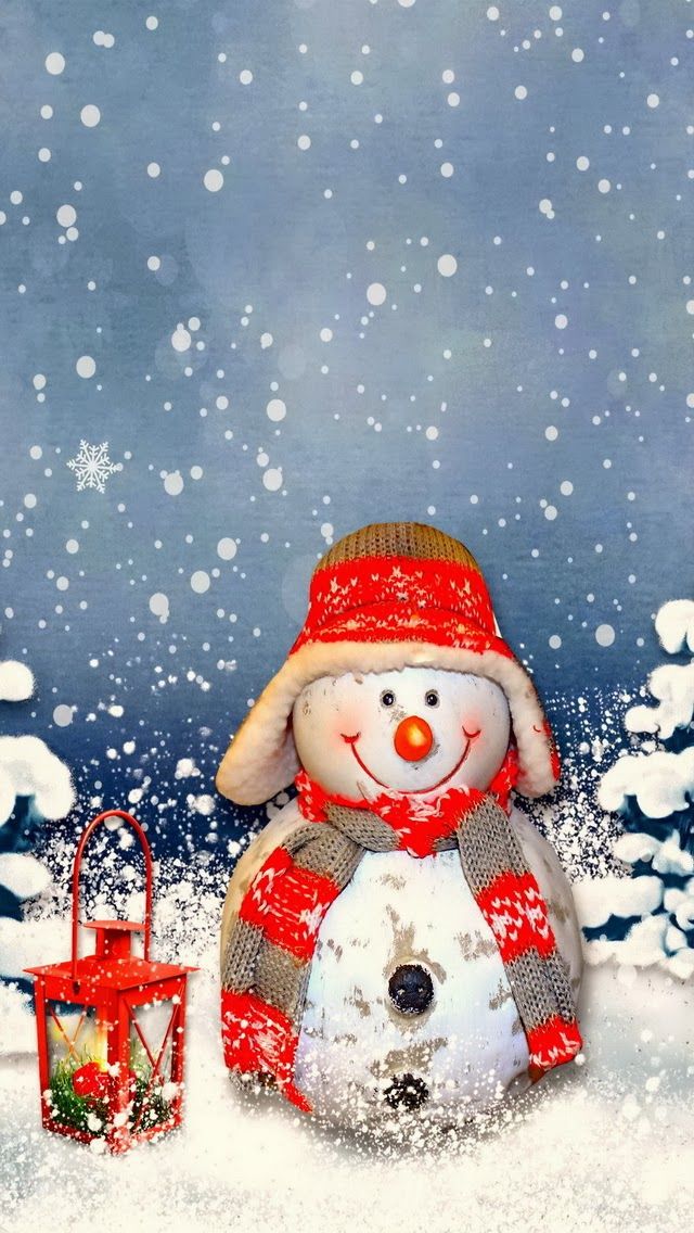 Download snowman wallpaper iphone HD