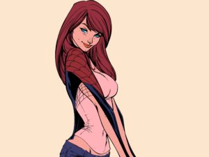 Download spiderman mary jane wallpaper HD