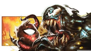 Download spiderman vs venom wallpaper 4k HD