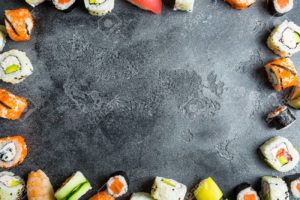 Download sushi background HD