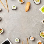Top sushi background HD Download