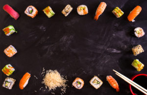 Top sushi background Download