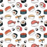 Top sushi background HD Download