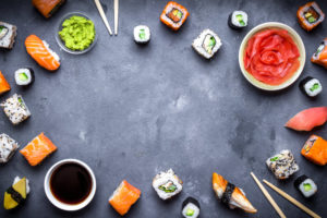 Download sushi background HD