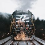 Download train background for editing HD