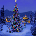 Download tree christmas wallpaper HD