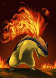 Download typhlosion wallpaper HD