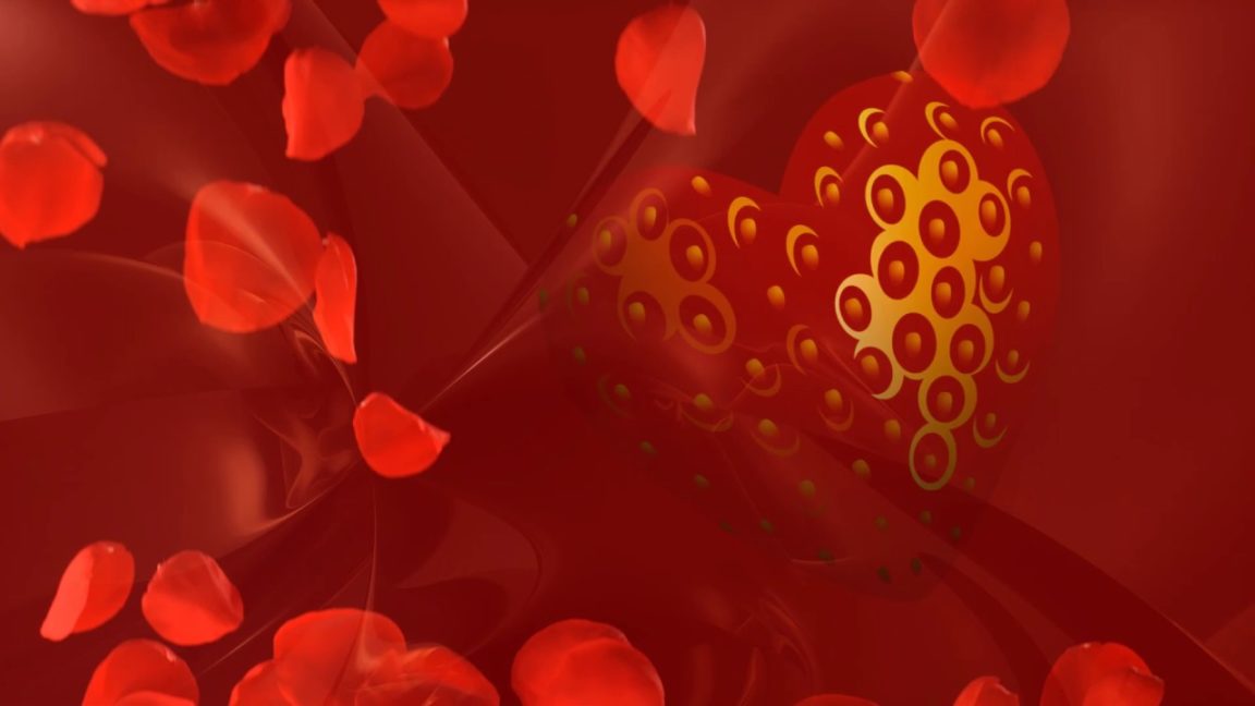 Download valentines animated background HD