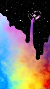 Top wallpaper galaxy rainbow 4k Download