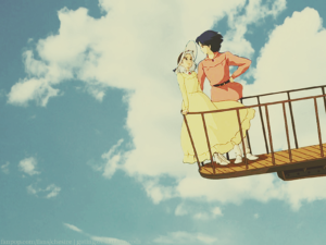 Download wallpaper howl's moving castle HD