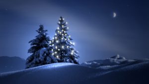 Top winter night scenes wallpaper free Download