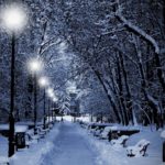 Top winter night scenes wallpaper HD Download