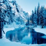 Download winter scene wallpaper for desktop HD
