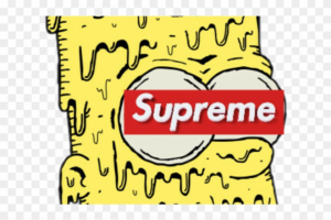 Download yellow supreme wallpaper HD