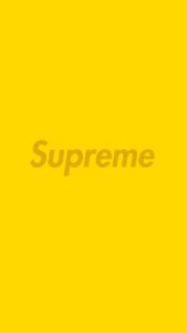 Top yellow supreme wallpaper HD Download