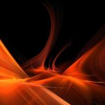 Top black and orange abstract wallpaper 4k Download