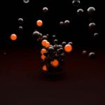 Top black and orange abstract wallpaper HD Download