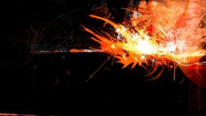 Top black and orange abstract wallpaper 4k Download