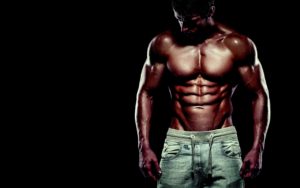 Download bodybuilder black wallpaper HD