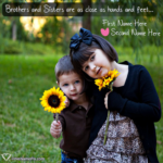 Top cute brother and sister wallpaper with quotes HQ Download