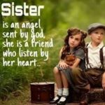 Download cute brother and sister wallpaper with quotes HD