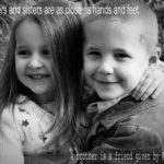 Top cute brother and sister wallpaper with quotes 4k Download