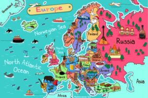 Download europe wallpaper map HD