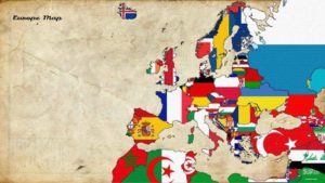 Top europe wallpaper map free Download