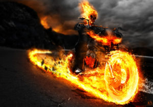 Download ghost rider bike wallpaper HD