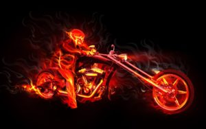 Download ghost rider bike wallpaper HD