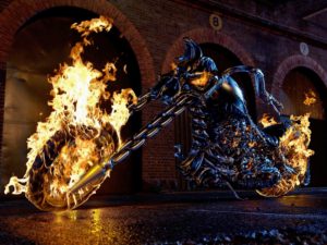 Download ghost rider bike wallpaper HD