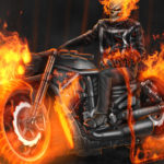 Top ghost rider bike wallpaper 4k Download