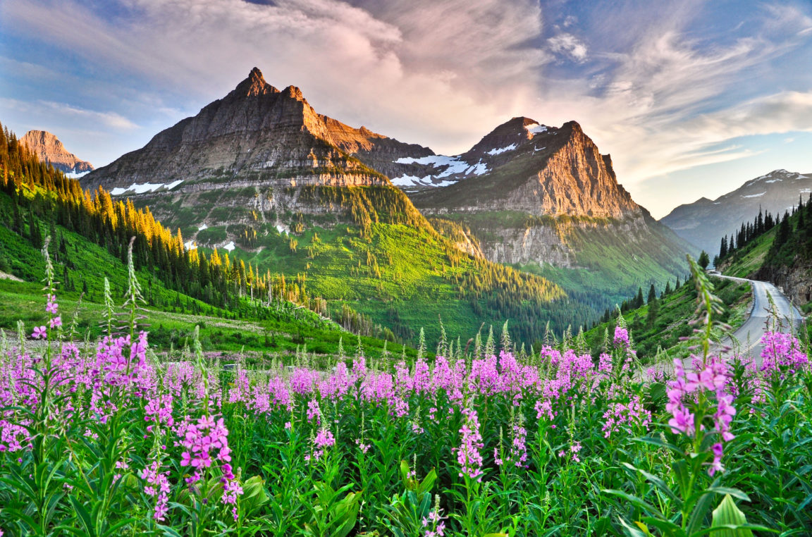 Download glacier national park background HD